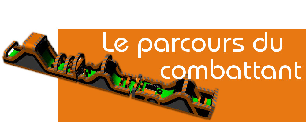 structures gonflables le parcours du combattant